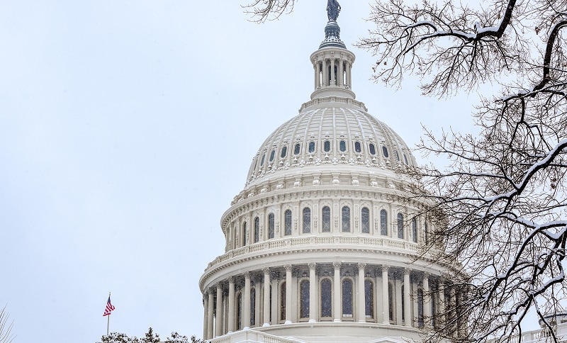 The dome of the U.S. Capitol in Washington, D.C.